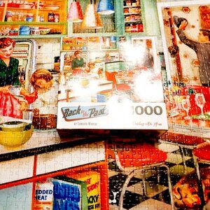 CrazArt Jigsaw Puzzle Baking With Mom Blast to the Past 1000 Pieces Missing